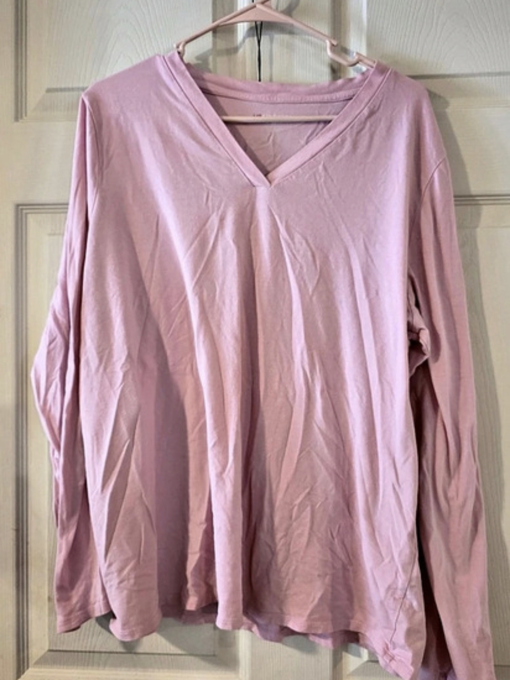 LIZ CLAIBORNE Pink Long Sleeve Tunic